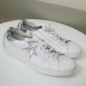 Ovye by Cristina Lucchi White Leather Sneakers 38